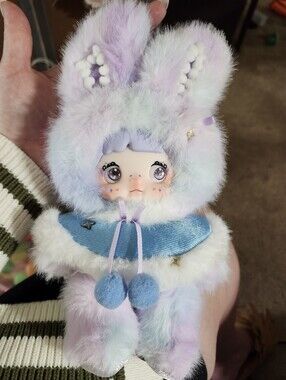 Nommi Weather Bag Charm- Fog Bunny